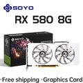 SOYO-Radeon RX580 8G Placas Gráficas, Memória GDDR5