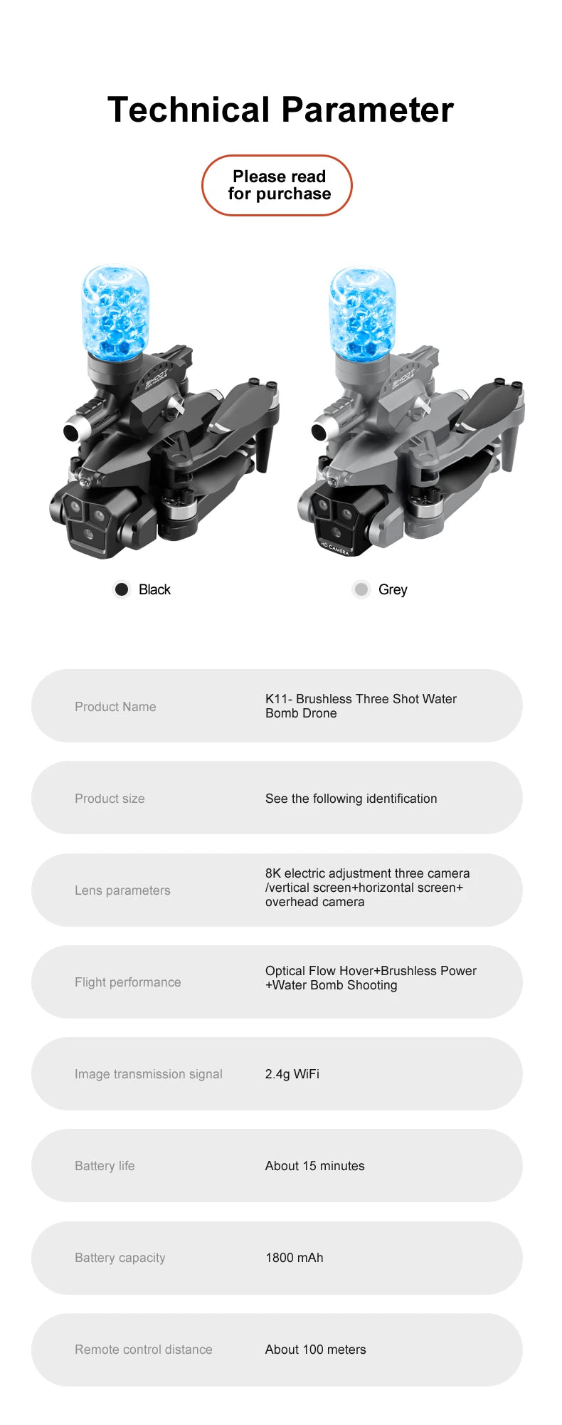 Novo drone k11 MAX