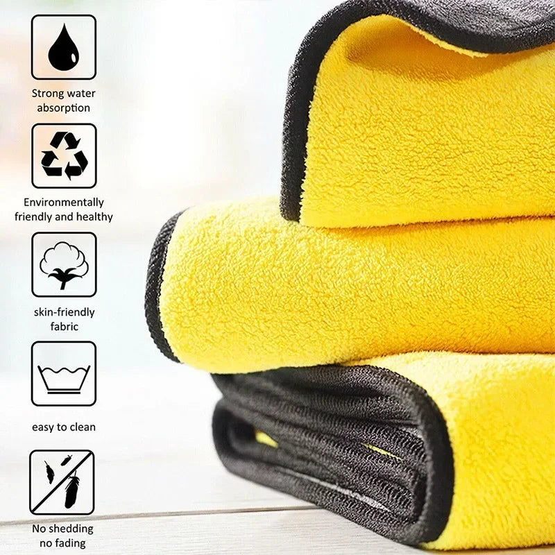 Wholesale Double Sides Car Microfiber