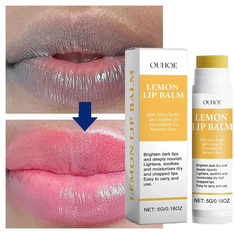 Remover bálsamo labial escuro