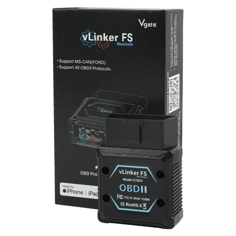 Professional vLinker FS OBD2 obd2 PLUS OBD2 Scanner ferramenta de diagnóstico