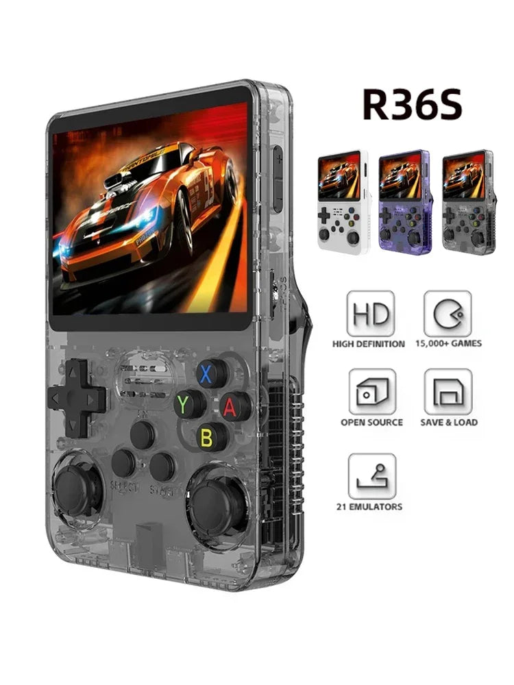 R36S Retro Handheld Video Game Console