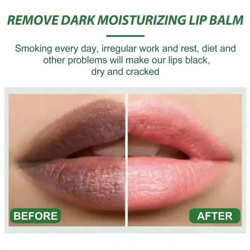 Remover bálsamo labial escuro